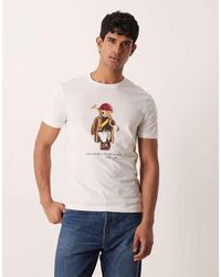 Polo Ralph Lauren - Chest Print Society Polo Bear T-shirt - Lyst