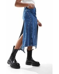 AllSaints - Alex Leather Chunky Chelsea Boots - Lyst