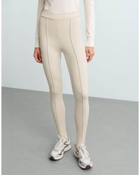 Oysho - Ankle-Length High Rise Warm Stirrup Leggings - Lyst