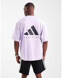 adidas Originals - Adidas Training Power Oversize Tee - Lyst