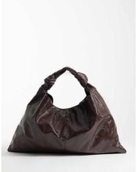 ASOS - Textured Slouchy Jumbo Tote Bag - Lyst