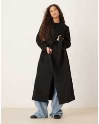 Mango - Wool Mix Longline Tie Vest - Lyst