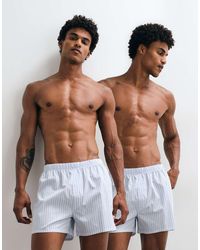 ASOS - 2 Pack Woven Boxers - Lyst