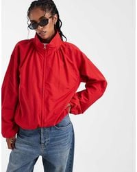 ASOS - Oversized Bubble Hem Track Jacket - Lyst