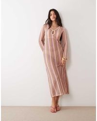 Gina Tricot - Light Knit Maxi Dress - Lyst