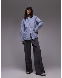 ARKET - Camicia Oversize Sartoriale A Righe - Lyst