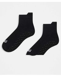 4505 - Pack De 2 Pares De Calcetines Tobilleros Negros Antideslizantes Para Pilates De - Lyst