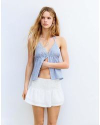 Pull&Bear - Top Allacciato Al Collo - Lyst