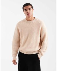 Cotton On - Box Fit Fuzzy Crew Knit - Lyst