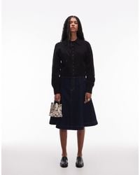 & Other Stories - Knitted Cardigan With Collar And Button Front - Lyst