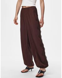 Pieces - Trousers - Lyst