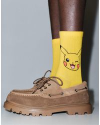 Pull&Bear - Chaussettes à motif pokémon pikachu - Lyst