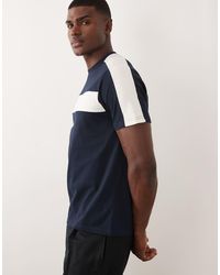 ASOS - Heavyweight Regular Fit T-shirt With Contrast Panels - Lyst