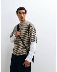 ASOS - Heavyweight Boxy Oversized T-Shirt With Double Sleeves - Lyst