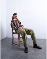 TOPSHOP - Cinch - jean taille basse en velours côtelé - Lyst