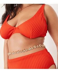 ASOS - Asos Design Curve Belly Chain With Floral Design - Lyst