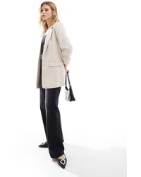 Vero Moda - Blazer Met Textuur En Gerimpelde Zijkanten - Lyst