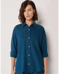 Calzedonia - Short Linen And Viscose Shirt - Lyst