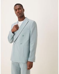 ASOS - Slim Double Breasted Suit Jacket - Lyst