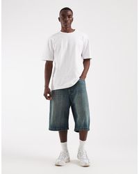 Jack & Jones - Ron baggy Denim Shorts - Lyst