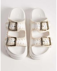 Mou - Eva Two Buckle Sandals - Lyst