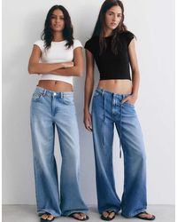 Pull&Bear - Set Van T-Shirts Met Wijde Mouwen - Lyst