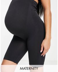 Mama.licious - Mamalicious Maternity Over The Bump Shapewear Shorts - Lyst