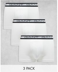 GANT - 3 Pack Underwear With Logo Waistband - Lyst