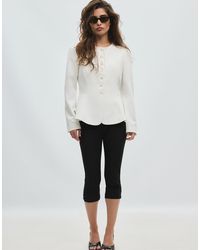 Stradivarius - Peplum Blazer - Lyst