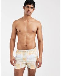 Aray - Seascape Print Swim Shorts - Lyst