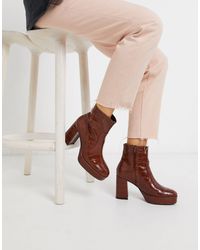 القمر النادل باب botines marrones mango - almahmoodgroup.com