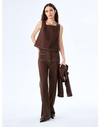 OMNES - Tops Kiri Denim Tank With Square Neck - Lyst
