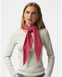 Pieces - Alberte gestreifter schal - Lyst