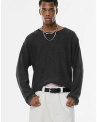 Pull&Bear - Sweater Met Boorden - Lyst