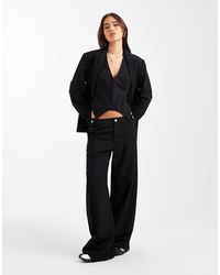 Collusion - Elegante Ruimvallende Broek Met Lage Taille - Lyst