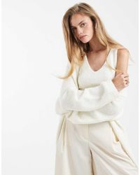 4th & Reckless - Zacht Gebreid Hemdje Van Wolmix Met Camibandjes - Lyst