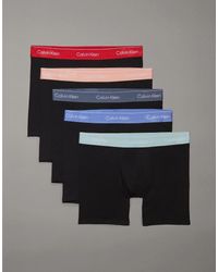 Calvin Klein - 5 Pack Boxer Briefs - Lyst