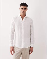 Mango - 100% Linen Relaxed Shirt - Lyst
