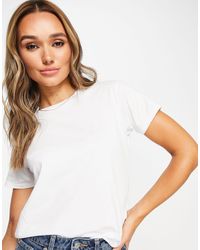 AllSaints - Grace - t-shirt comoda bianca - Lyst