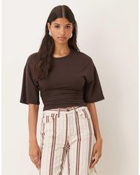Gina Tricot - Soft Touch Ruched Top - Lyst