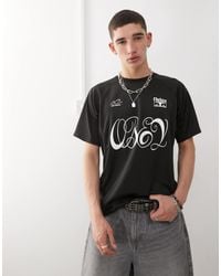 Obey - – plaza active – fußball-t-shirt - Lyst