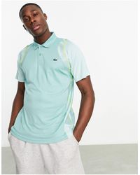 Lacoste - Performance - Regular-fit Poloshirt Met Kleurvlakken - Lyst