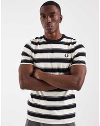 Fred Perry - Fine Stripe T-shirt - Lyst