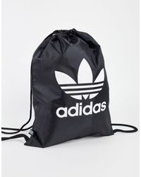 adidas Originals - Adicolor Trefoil Drawstring Bag - Lyst