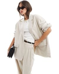 Vero Moda - Aware - blazer d'ensemble habillé oversize - taupe - Lyst