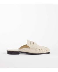ASOS - Mouse Ruched Detail Loafer Mules - Lyst