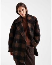 ASOS - Premium Oversized Wool Blend Pea Coat - Lyst