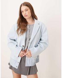 ASOS - Chaqueta Híbrida Con Diseño Dividido Estilo Bomber De - Lyst