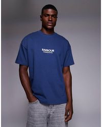 Barbour - Formula Oversized T-shirt - Lyst