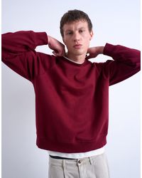 TOPMAN - – kastiges raglan-sweatshirt - Lyst